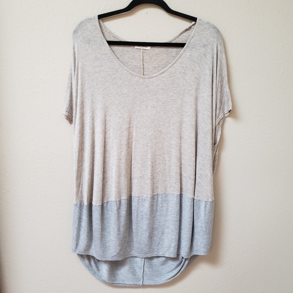 Promesa Color Block Tunic Tee